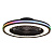 Потолочная светодиодная люстра-вентилятор Mantra Gamer 7862