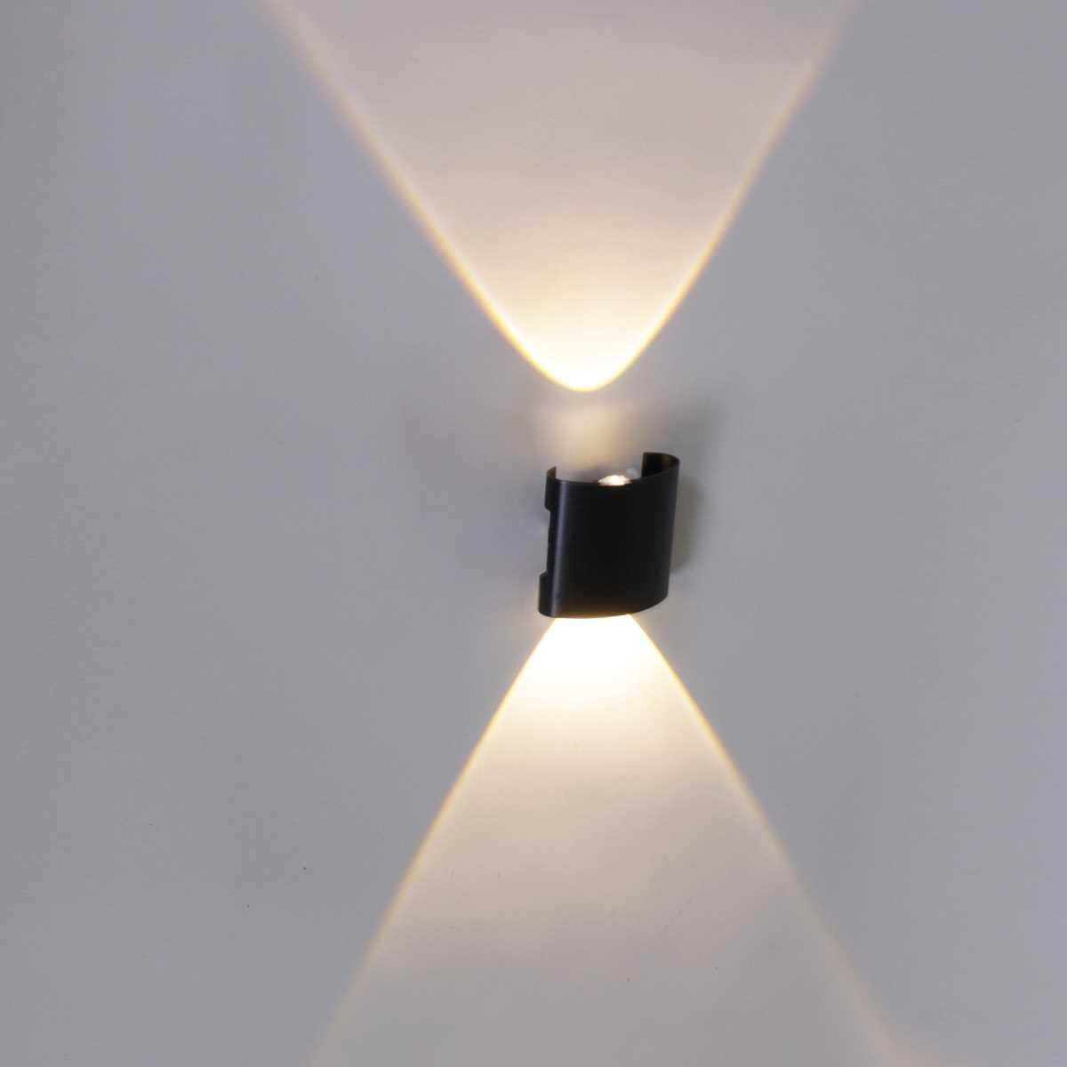 Настенный светильник Reluce 86831-9.2-002KT LED2*1W BK