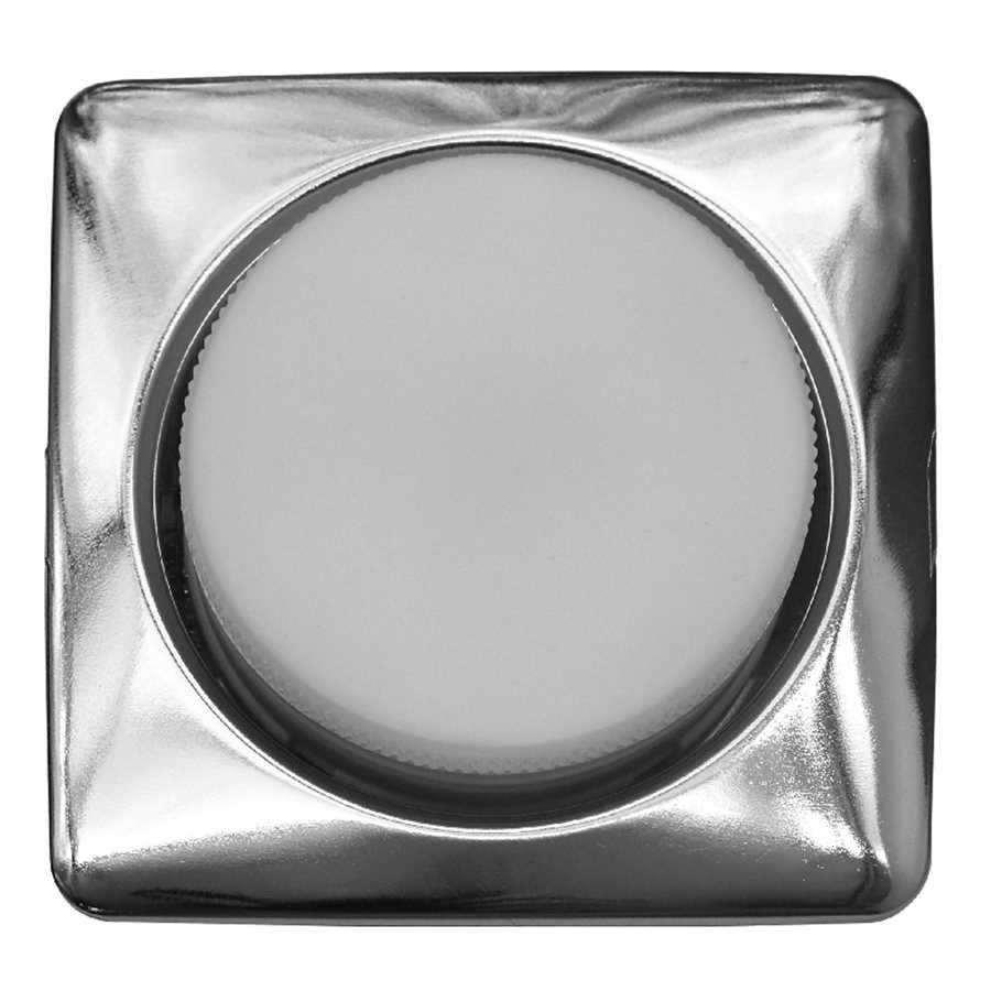 Светильник General GCL-GX53-H38-C ХРОМ КВАДРАТ ОБЪЕМНЫЙ