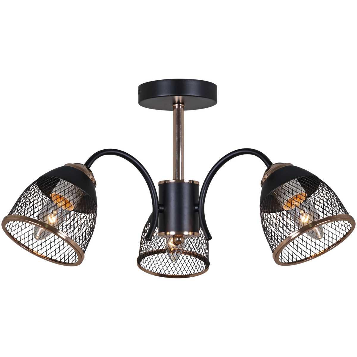 Потолочная люстра Reluce 01505-0.3-03 BK+FGD