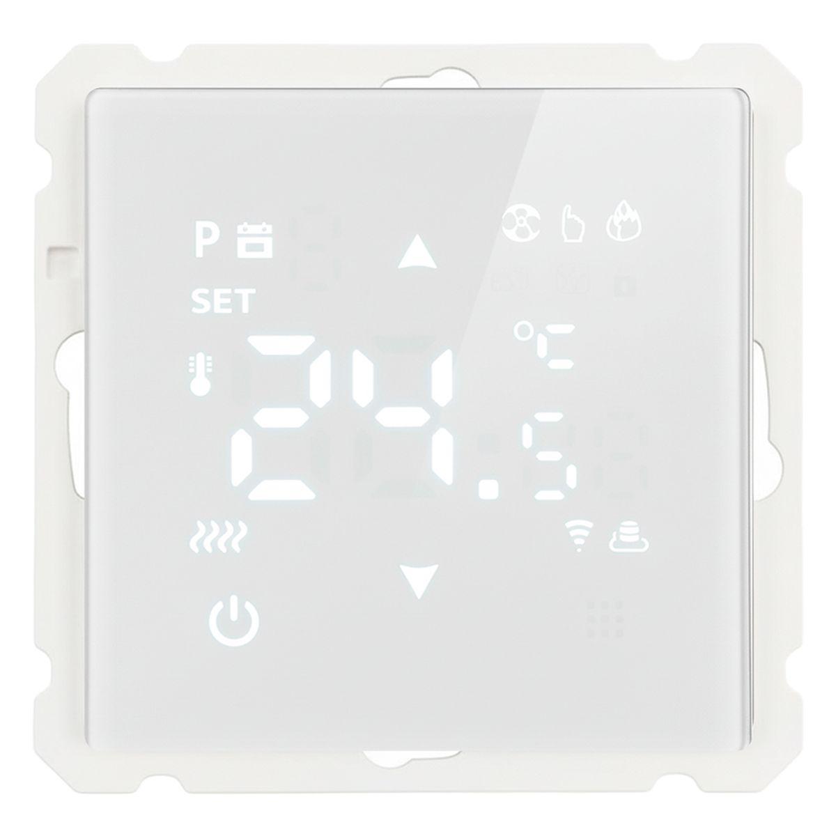 Терморегулятор Wi-Fi (механизм), Stekker, 250В, 3500Вт Катрин, GLS00-7119-01, белый 50374