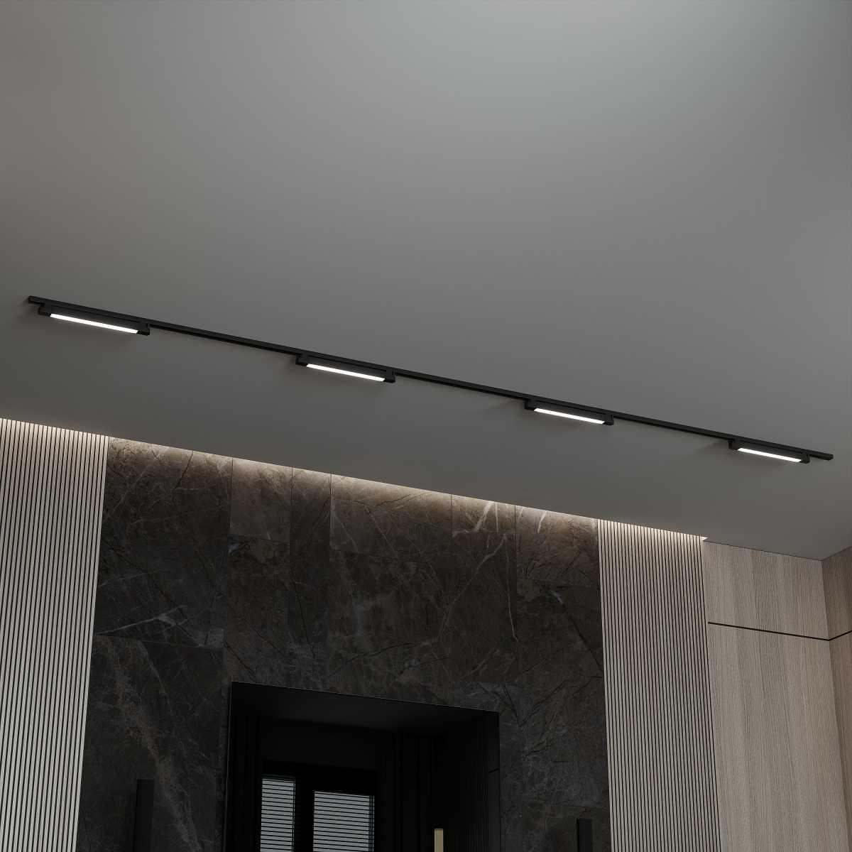 Трековая система со светильниками №1 однофазная накладная Hesby Lighting Skylite HSBL_kompl_S001_NI4B3K