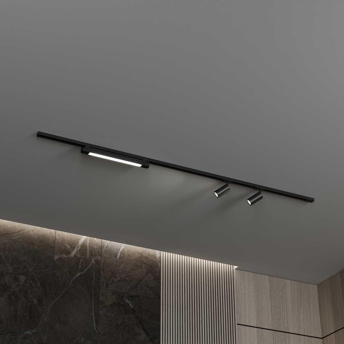 Трековая система со светильниками №5 однофазная накладная Hesby Lighting Skylite HSBL_kompl_S005_NI2B3K