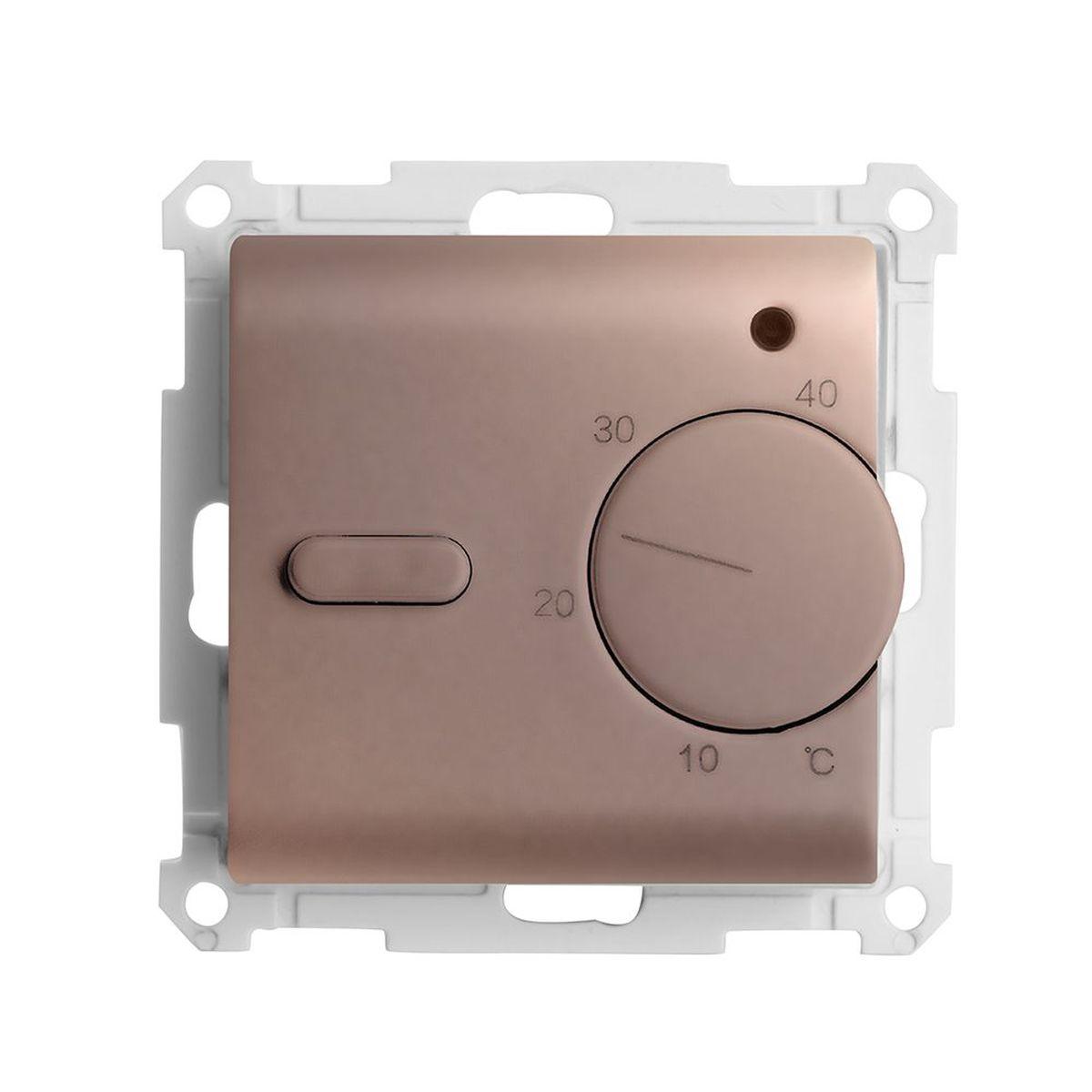 Терморегулятор для теплого пола Stekker Катрин шампань GLS00-7117-02 49743