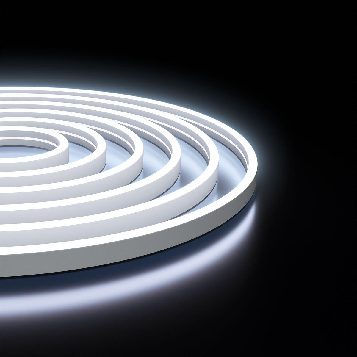 Светодиодный неон Apeyron 10W/m 120LED/m 2835SMD холодный белый 10M 17-309