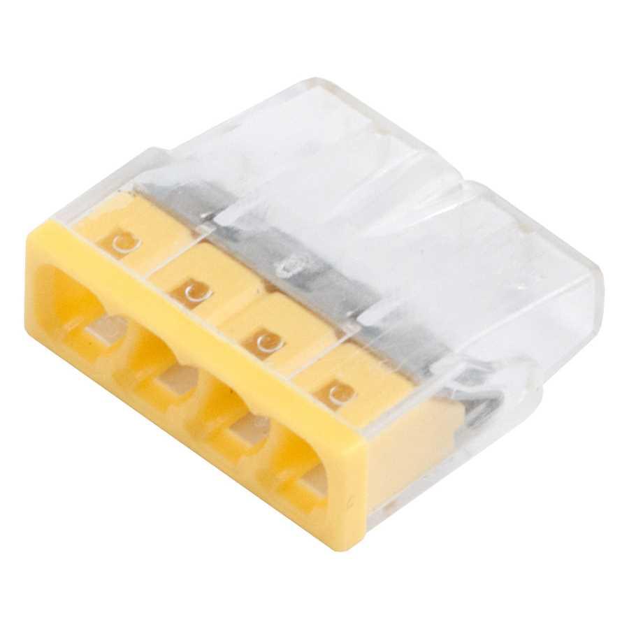 GTER6-04 клемма General строительно-монтажная, СМК, 4-проводная, 0.5-2.5 мм2, 100/5000