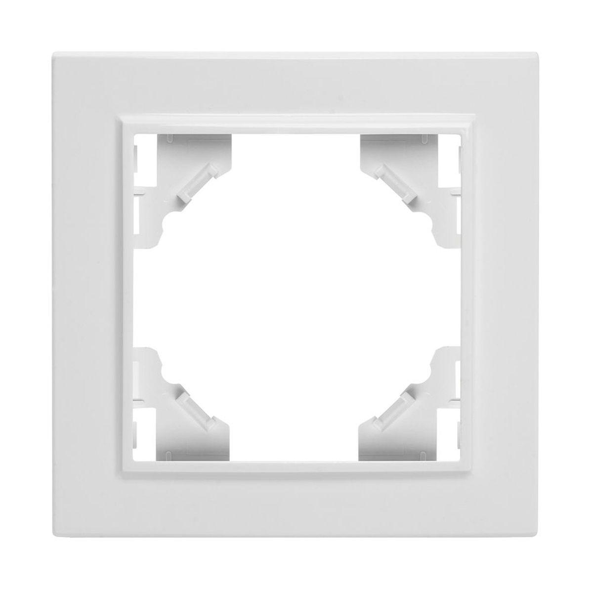 Рамка 1-постовая Stekker Эрна белый PFR00-9001-01 39623