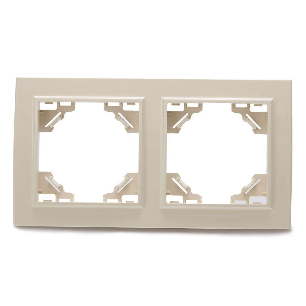 Рамка 2-постовая Stekker Эрна слоновая кость PFR00-9002-02 39241