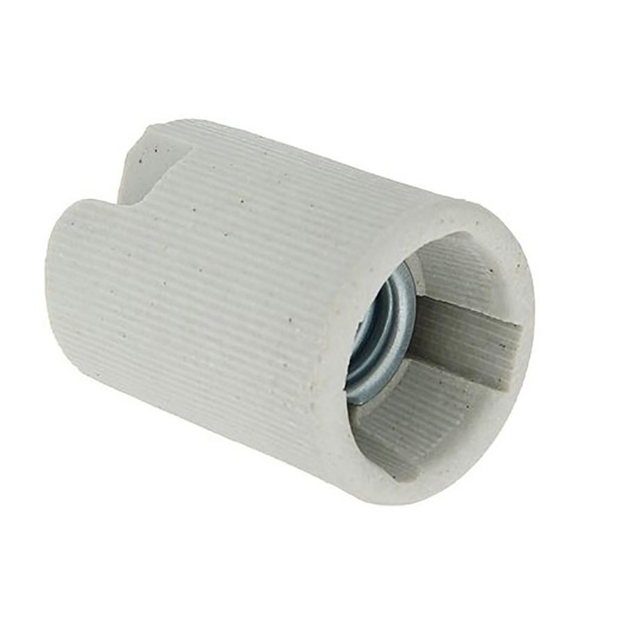 Патрон General GLH-E14-CER-H-W, керамический, Е14, подвесной, белый, 1/400