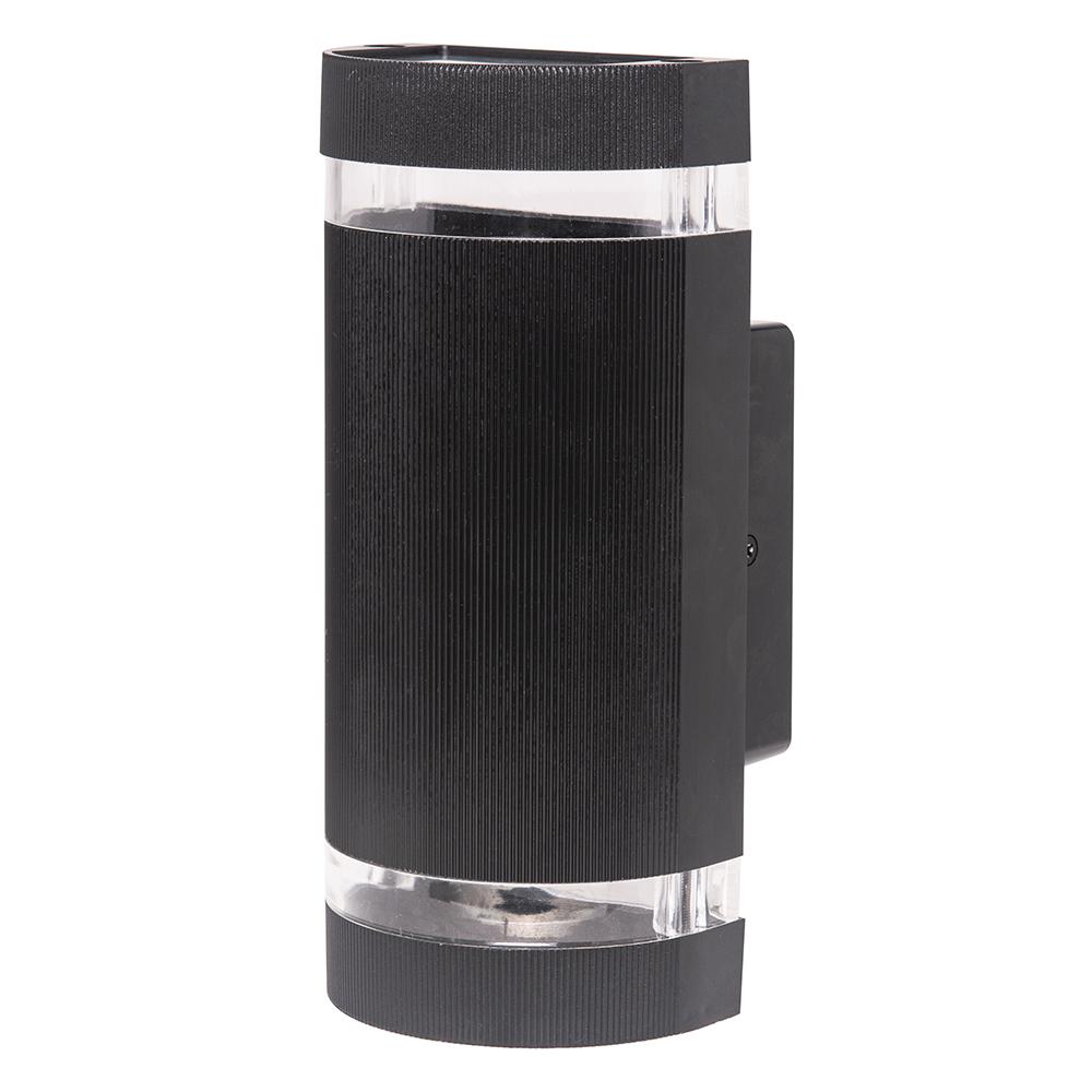 Светильник садово-парковый Feron.ONE DH1702-P, на стену вверх/вниз, 2*GU10 220-240V, черный пластик