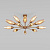 Подвесная люстра Eurosvet Thalia 60140/12 золото