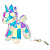 Светильник декоративный Единорог с USB проводом 60 светодиодов RGB свет Uniel ULD-R503 USB/RGB UNICORN