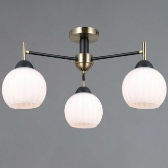 Светильник потолочный Illumico IL0579-3CSQ-25 BK AB TRENTO