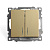 Выключатель двухклавишный Stekker Катрин с подсветкой золото GLS10-7102-08 49217