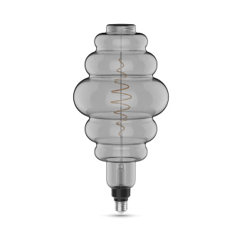 Лампа светодиодная филаментная Gauss E27 8,5W 1800K серая 161802005