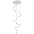 Каскадная люстра Loft IT Rain 10112/15