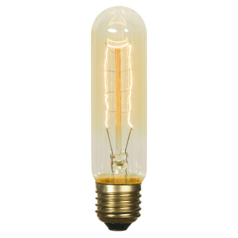 Лампа накаливания Е27 40W 3000K янтарная GF-E-76