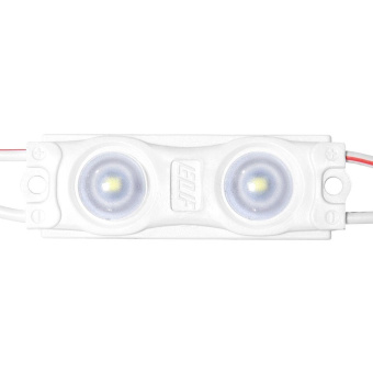 Модуль светодиодный ELF 2SMD диод 2835, с линзой, 160гр.,12В, IP 65, STD ELF-2SMD2835std СW