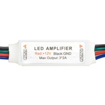 Мини-усилитель RGB ELF, 12/24В, 2А/канал ELF-miniAmplifier