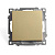 Выключатель одноклавишный Stekker Катрин золото GLS10-7103-08 49213