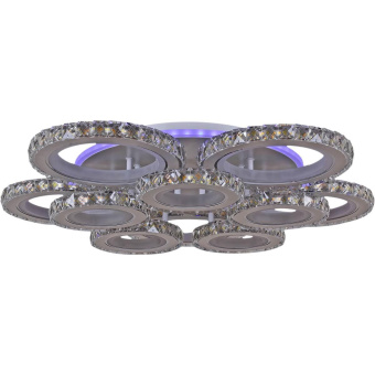 Потолочная светодиодная люстра Reluce 03900-0.3-5+5B WH+CR (RGB)