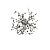 Бра Crystal Lux GARDEN AP-PL3 D400 CHROME