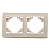 Рамка 2-постовая Stekker Эрна слоновая кость PFR00-9002-02 39241