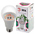 Лампа светодиодная для растений ЭРА E27 12W 1310K прозрачная Fito-12W-RB-E27 Б0050601