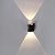 Настенный светильник Reluce 86831-9.2-002KT LED2*1W BK