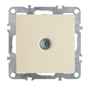 Розетка телевизионная 1-местная (механизм), Stekker, PST00-9108-02 Эрна, слоновая кость 39326