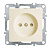 Розетка 1-местная б/з (механизм), Stekker, PST10-9109-02, 250В, 16А с защ. шторкой Эрна, слоновая кость 39327