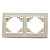 Рамка 2-постовая Stekker Эрна слоновая кость PFR00-9002-02 39241